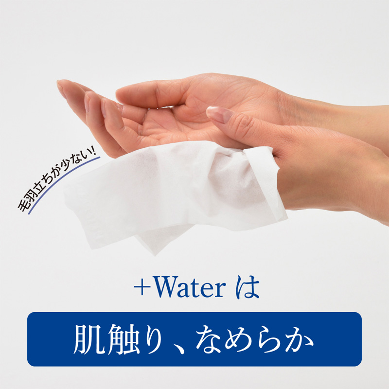 エリエール+Water ポケットティシュー 4個パック