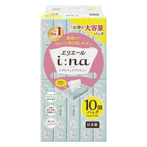 イーナソフトパックティッシュ 150組×10パック