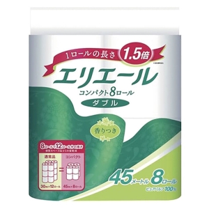 トイレットコンパクト 8ロール ダブル