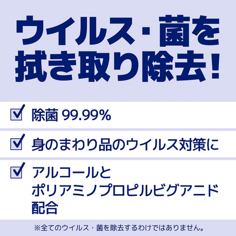 エリエール除菌できるアルコールタオルウイルス除去用 携帯用 30枚