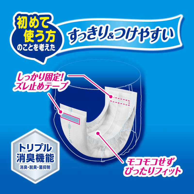 アテント 紙パンツ用 すっきりパッド 2回吸収 64枚