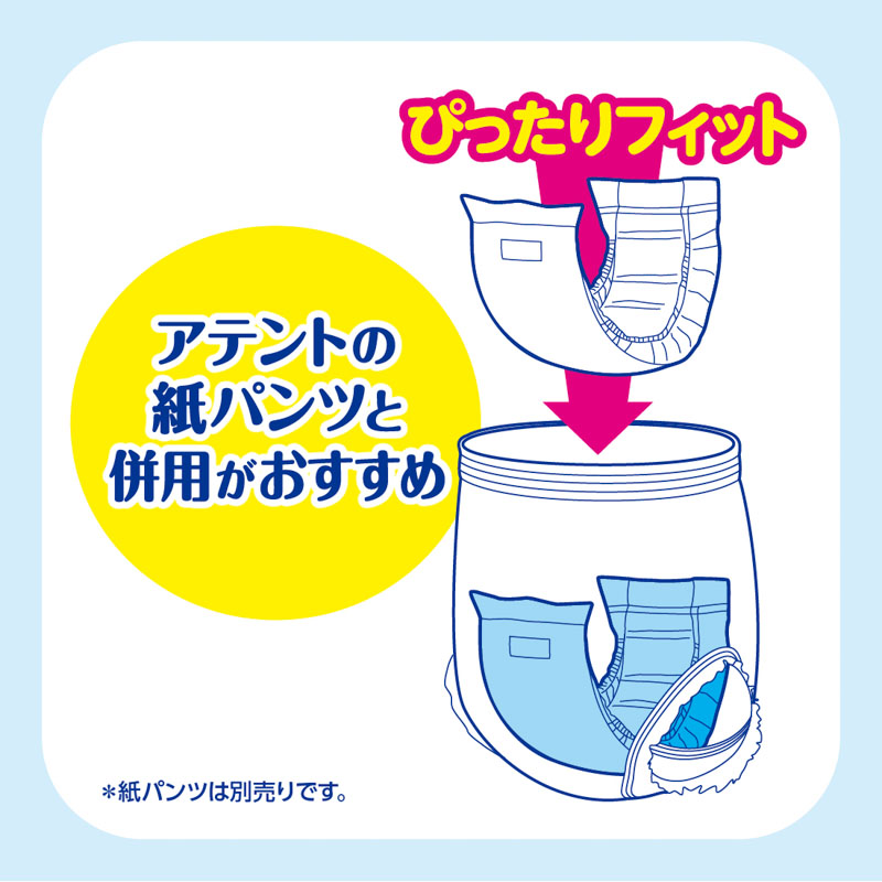 アテント 紙パンツ用 すっきりパッド 2回吸収 64枚