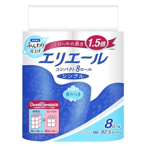 トイレットコンパクト 8ロール シングル