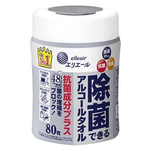エリエール除菌アルコール　抗菌本体８０枚