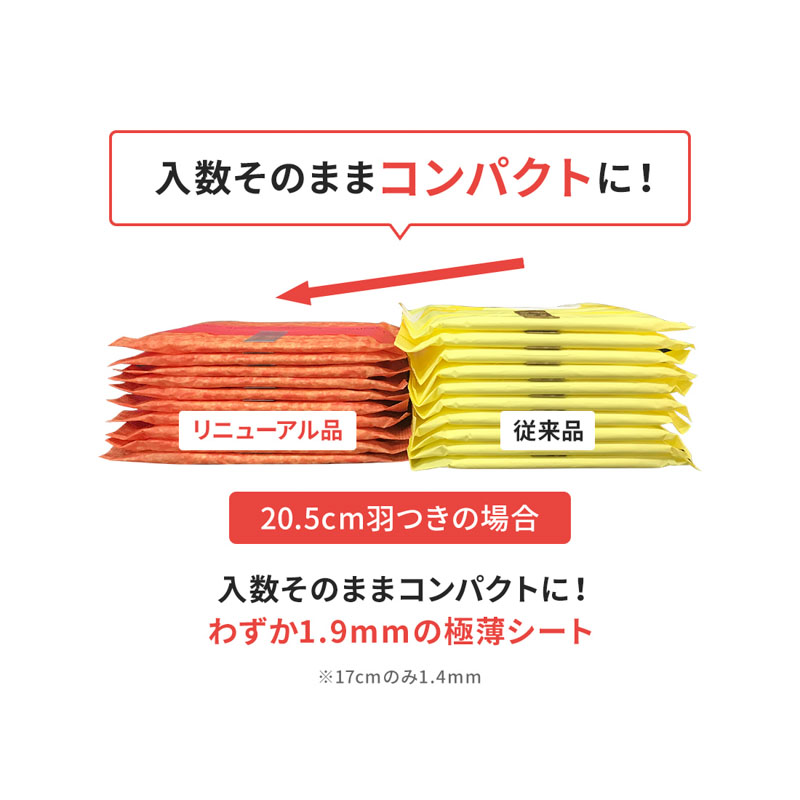 エリス コンパクトガード(特に多い昼用)羽つき 25cm 38枚入