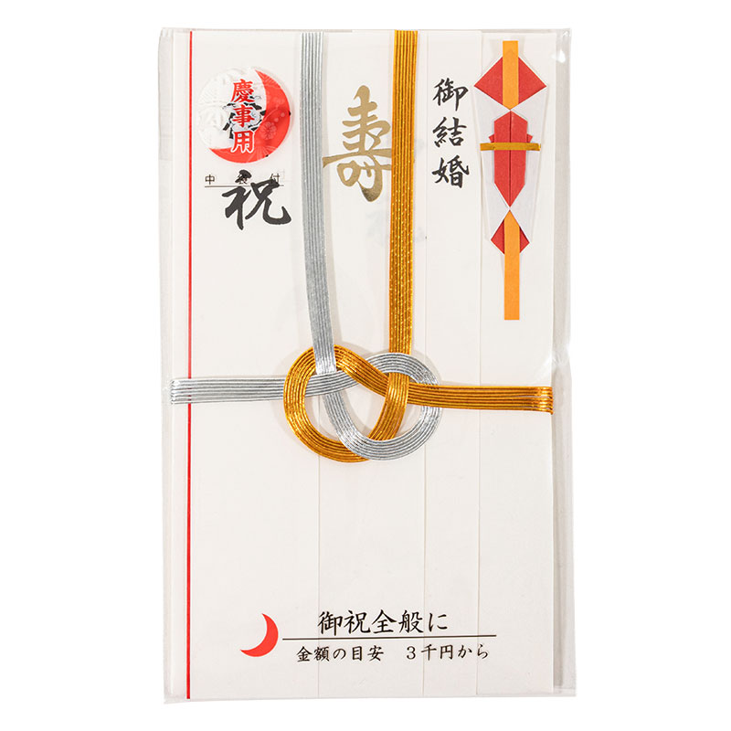 東京折金封 金銀7本 鶴亀 3枚短冊 392-3037
