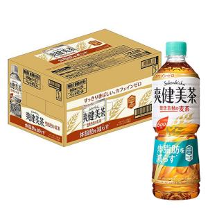 爽健美茶 健康素材の麦茶 1箱（600ml×24本）