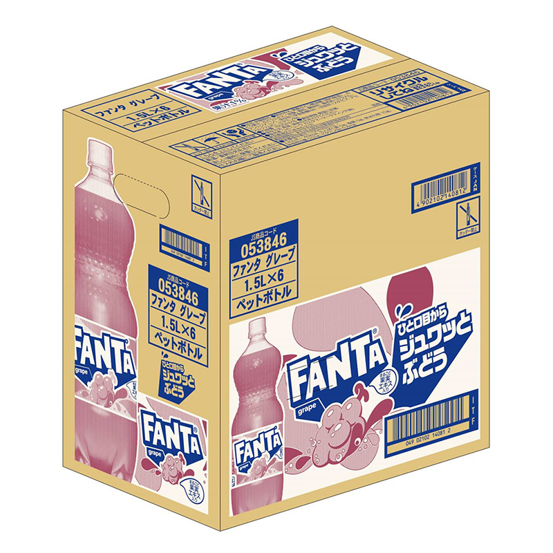 ファンタ グレープ 1箱（1500ml×6本） ｜ ミスターマックスオンライン 