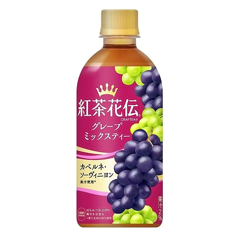 紅茶花伝 クラフティー グレープミックスティー 440ml