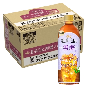 紅茶花伝無糖アールグレイアイスティー 1箱(650ml×24本)
