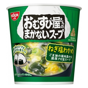 日清食品 おむすび屋さんのまかないスープ ねぎ塩わかめ 12g