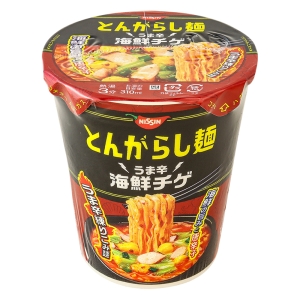 日清のとんがらし麺 うま辛海鮮チゲ 62g