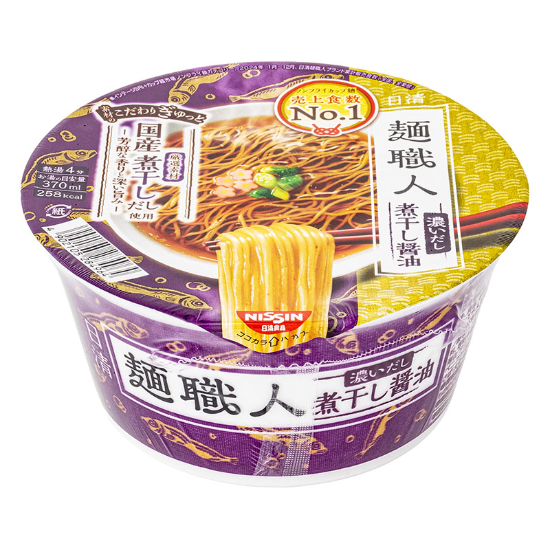 日清麺職人 濃いだし 煮干し醤油 86g