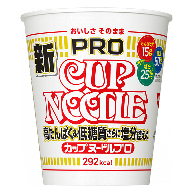 カップヌードルPRO 高たんぱく&低糖質さらに塩分控えめ 75g