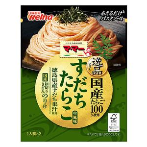 日清製粉ウェルナ マ・マー あえるだけパスタ 逸品 すだちたらこ 48g