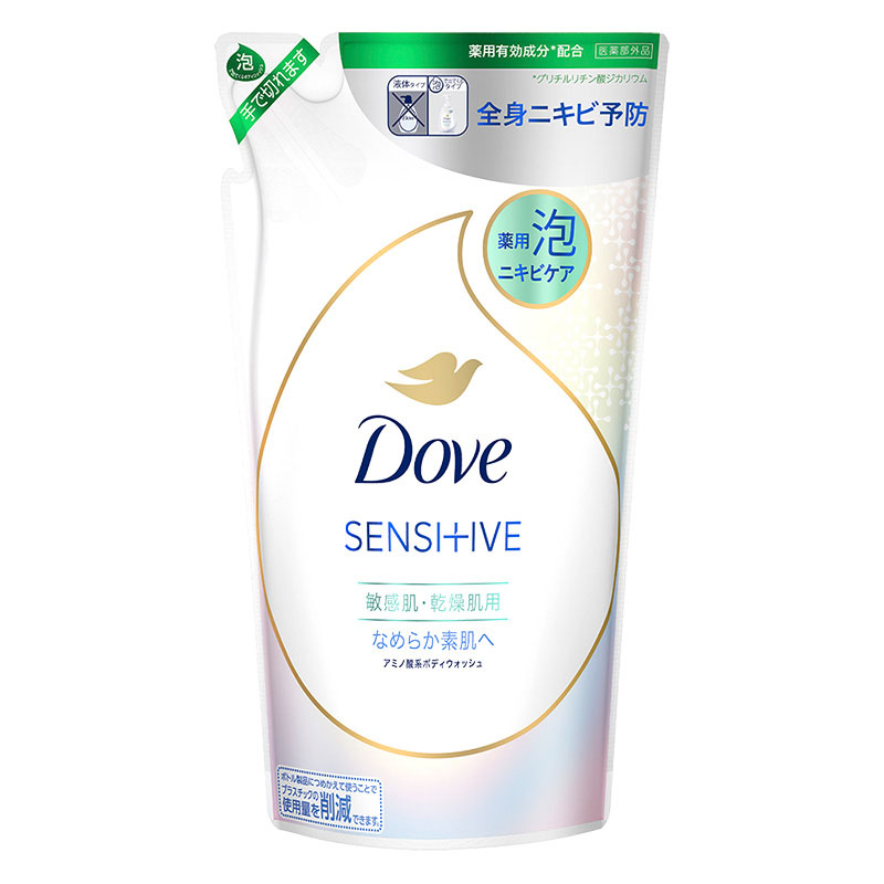 薬用 ダヴ ニキビケア 泡ボディウォッシュ なめらか肌 詰替 430g【医薬部外品】