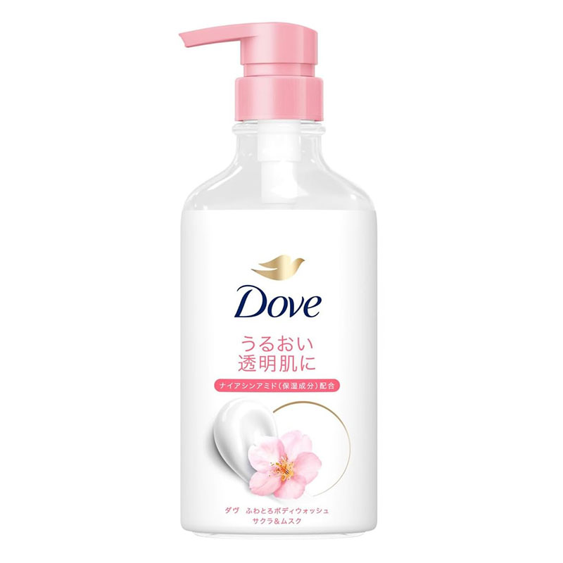 ダヴ ふわとろボディウォッシュ サクラ＆ムスク 450g