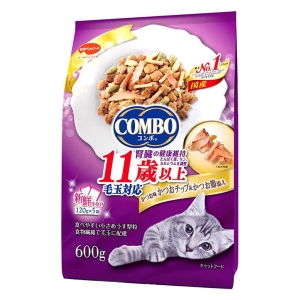コンボキャット 毛玉対応 11歳以上 かつお味かつおチップかつお節 600g