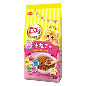 ミオ ドライミックス 子ねこ用 お肉とお魚ミックス味 1kg