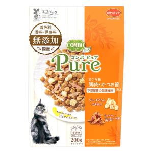 【お取り寄せ商品】コンボ ピュア キャット まぐろ味・鶏肉・かつお節添え 200g