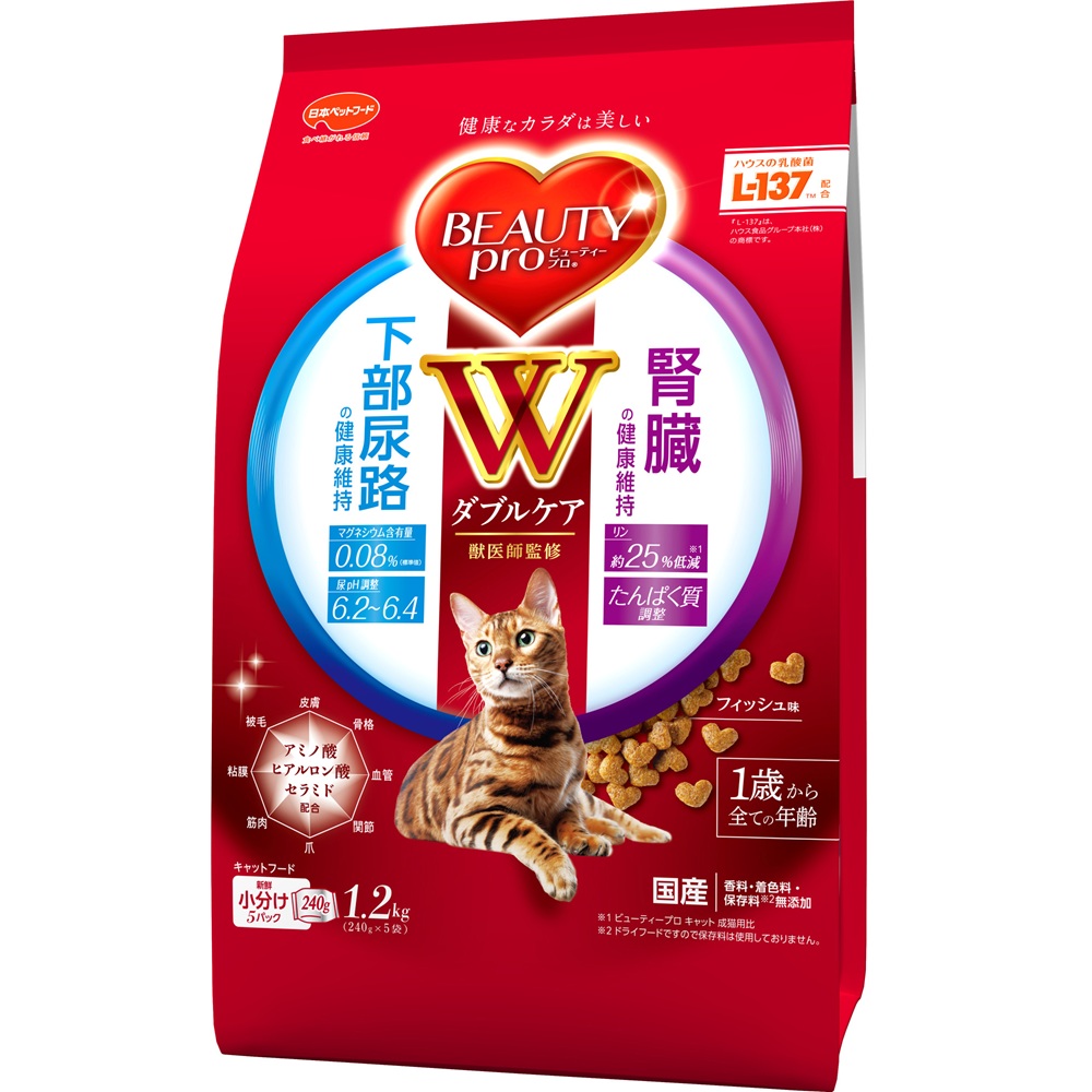 ビューティープロ Wケア 下部尿路腎臓の健康 1.2kg