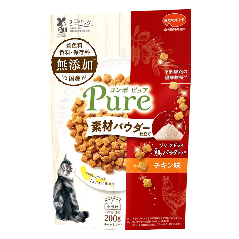 コンボ ピュア キャット チキン味 鶏パウダー仕立て 200g