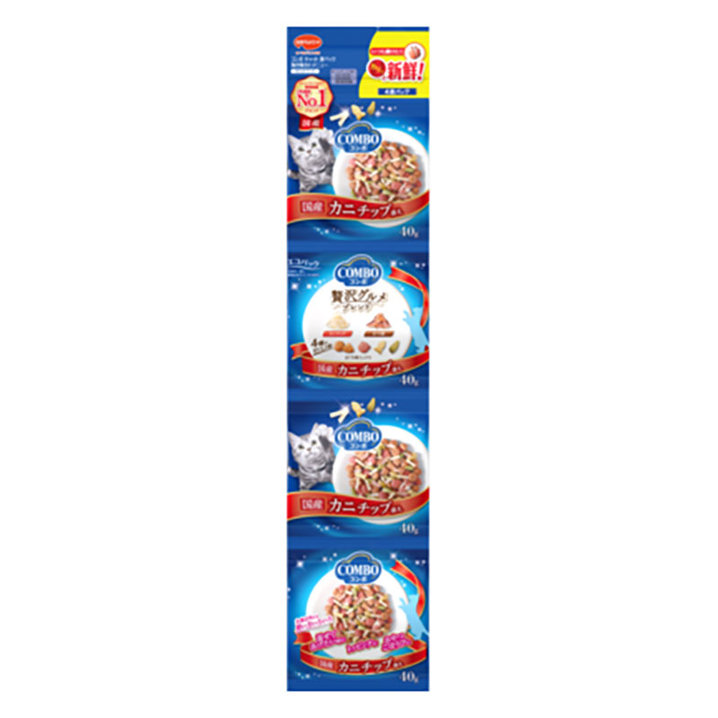 コンボ キャット 連パック 海のあじわい カニチップ添え 160g