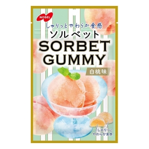 ソルベットグミ 白桃味 50g