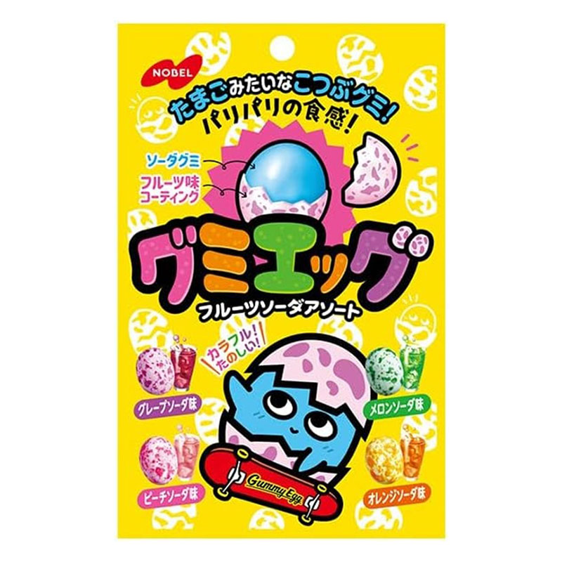 グミエッグ フルーツソーダアソート 40g