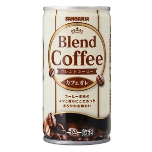 ブレンドコーヒー カフェオレ 缶 185g