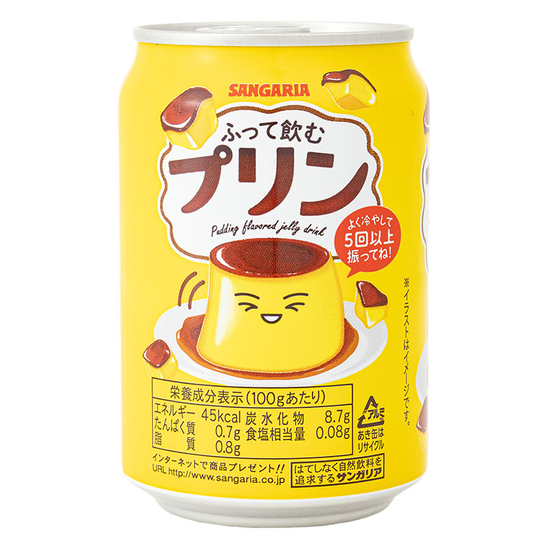ふって飲むプリン 缶 275g