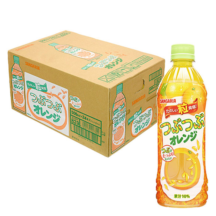 つぶつぶオレンジ 1箱（500ml×24本） ｜ ミスターマックスオンラインストア