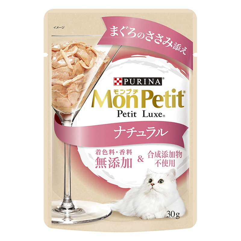 モンプチ プチリュクスパウチ ナチュラル ささみ 30g