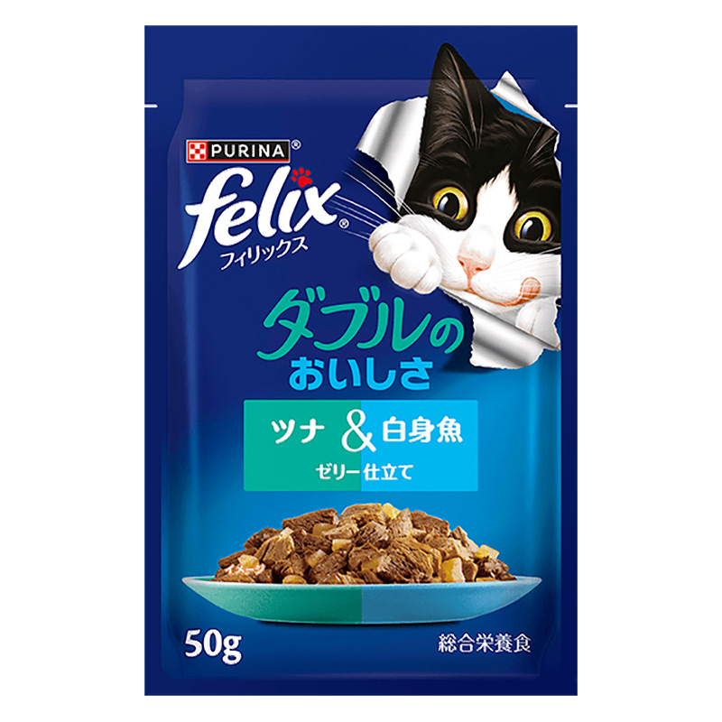 ダブルのおいしさ ツナ＆白身魚 50g