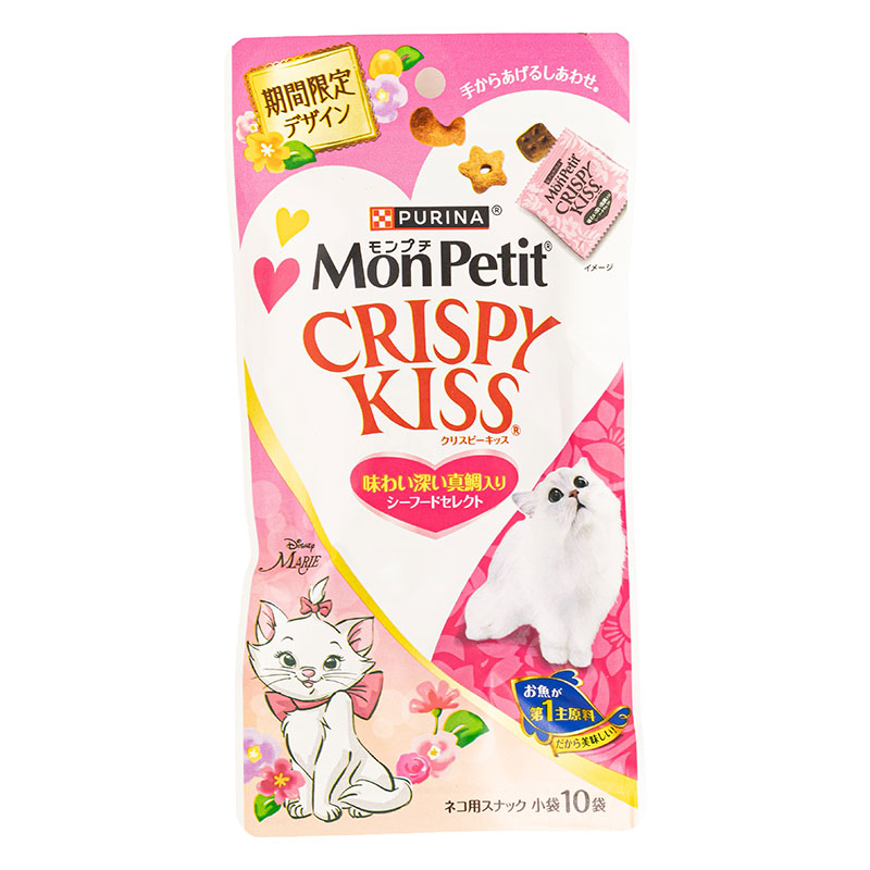 モンプチ クリスピーキッス 味わい深い真鯛入り シーフードセレクト 30g