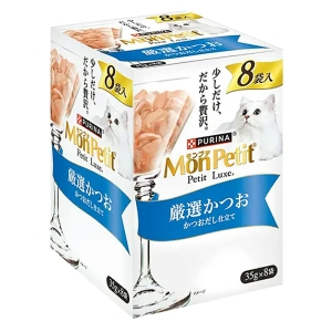 モンプチ プチリュクスパウチ 厳選かつお 35g×8袋入