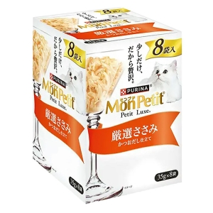 モンプチ プチリュクスパウチ 厳選ささみ 35g×8袋入