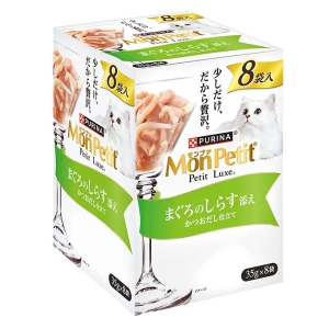モンプチ プチリュクスパウチ まぐろのしらす添え 35g×8袋入