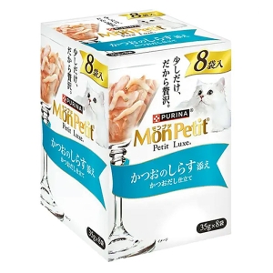 モンプチ プチリュクスパウチ かつおのしらす添え 35g×8袋入