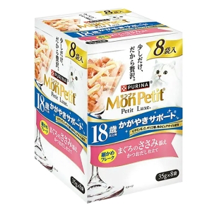 モンプチ プチリュクスパウチ 18歳以上用 まぐろのささみ添え 35g×8袋入