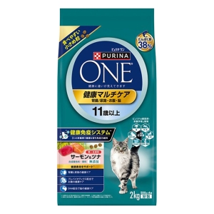 ピュリナワンキャット 健康マルチケア 11歳以上 サーモン&ツナ 2kg