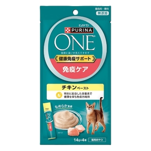 ピュリナワンキャット パウチ おやつ 健康免疫サポート 免疫ケア チキンペースト 56g