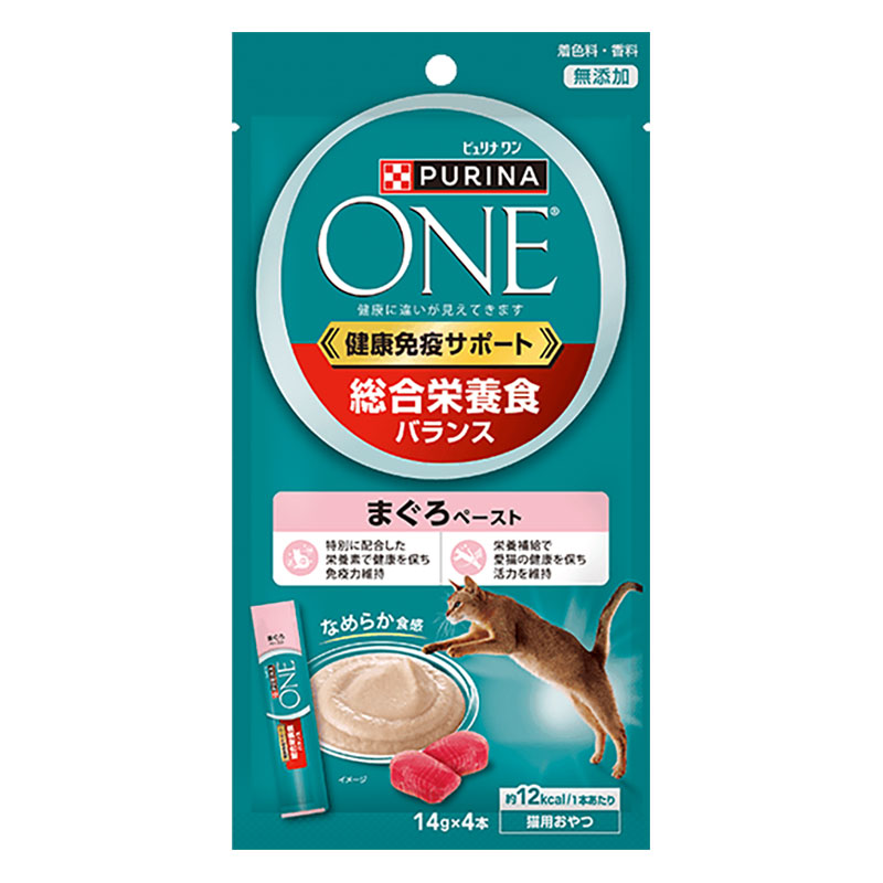 【お取り寄せ商品】ピュリナワンキャット パウチ おやつ 健康免疫サポート 総合栄養食バランス まぐろペースト 56g