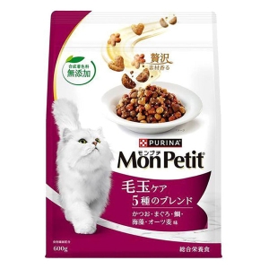 モンプチ バッグ 毛玉ケア 5種のブレンド 600g