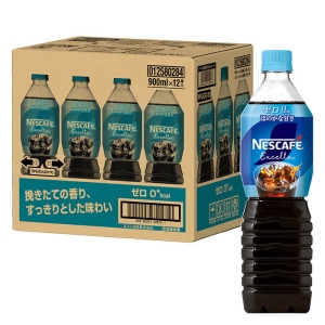 ネスカフェ エクセラ ボトルコーヒー ゼロ　（ほのかな甘さ）1箱（900ml×12本） 1箱（900ml×12本）