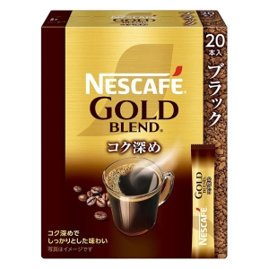 ネスカフェ ゴールドブレンド コク深めスティック ブラック 20P