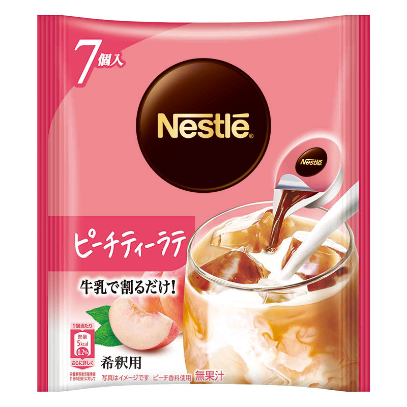 ネスレ ポーション ピーチティーラテ 7個