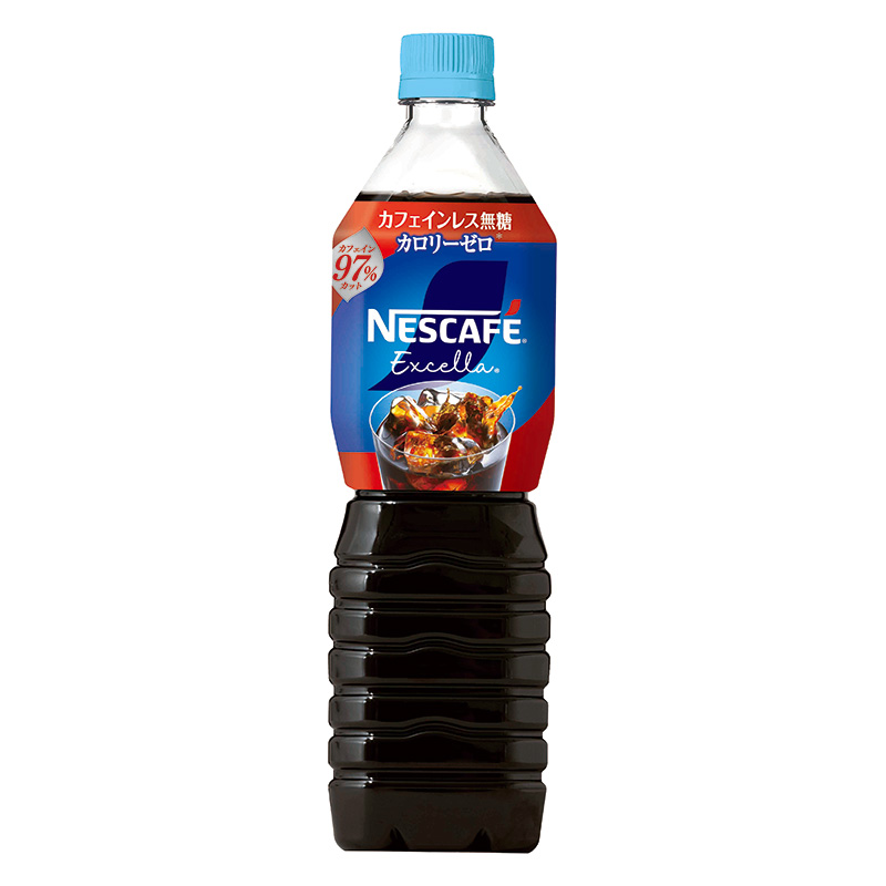 ネスカフェ エクセラ ボトルコーヒー カフェインレス無糖 1箱(900ml×12本)