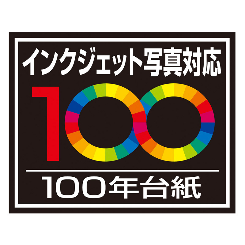 100年台紙フリー替台紙 ビス式用 A4サイズ ブラック