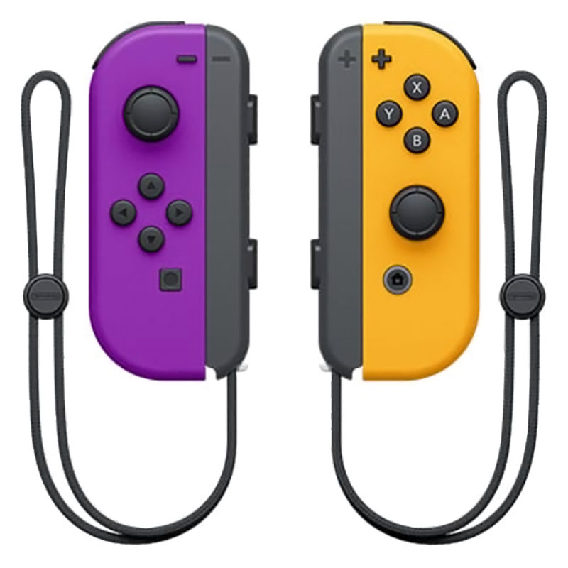 Joy-Con(L) ネオンパープル｜(R) ネオンオレンジ